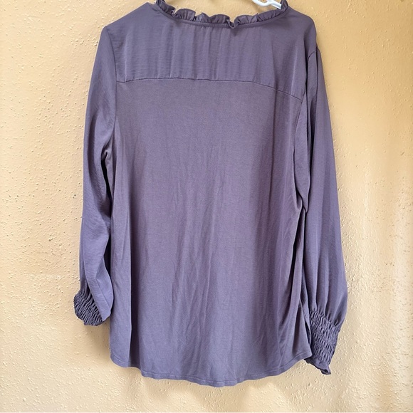 Maurices Laven Ruffle Button-Up Blouse - Picture 7 of 7